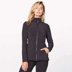 Lululemon‎ Womens Round Trip Jacket Black Size 12